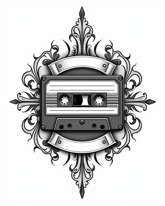 nostalgic music memory symbol