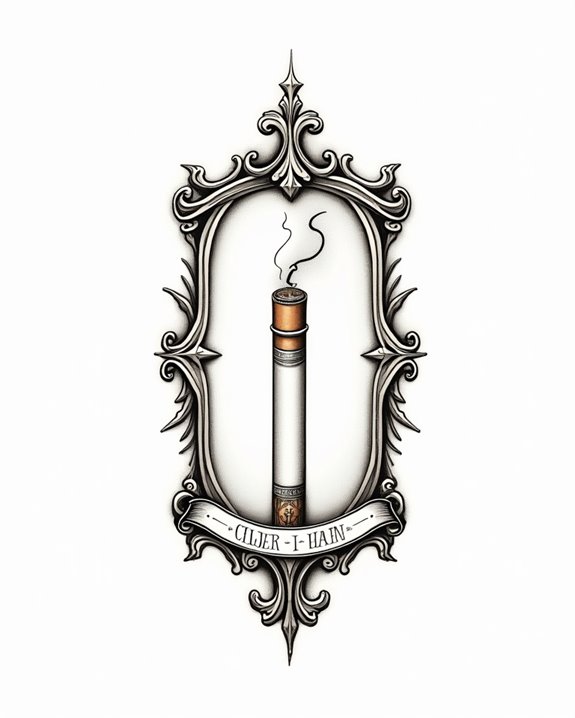 nostalgic tobacco tattoo art