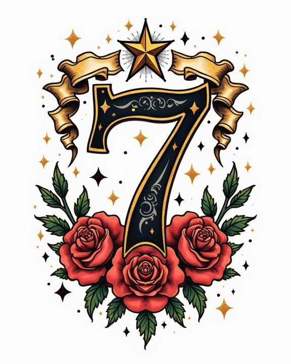 number seven symbolizes luck