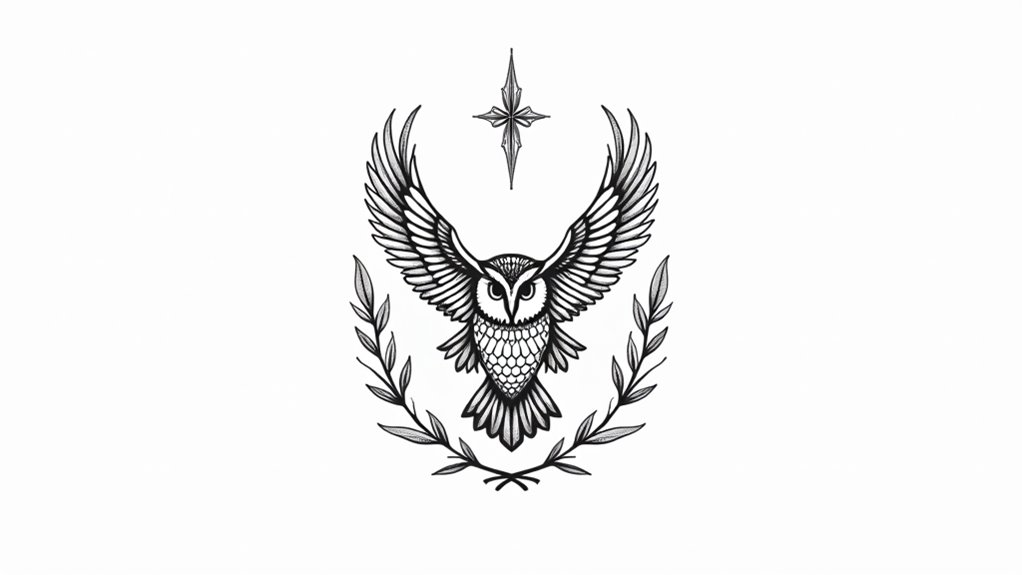 old school owl tattoo designs