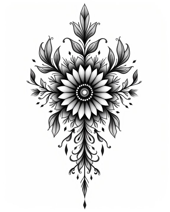 organic flowing expressive symbolism