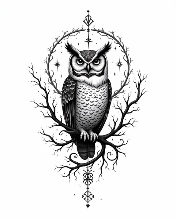 owl symbolizes wisdom and insight