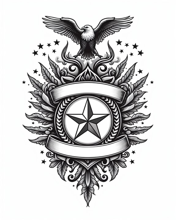 patriotic law enforcement symbols