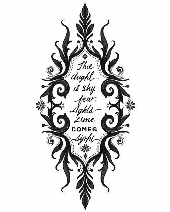 personalized artistic text design