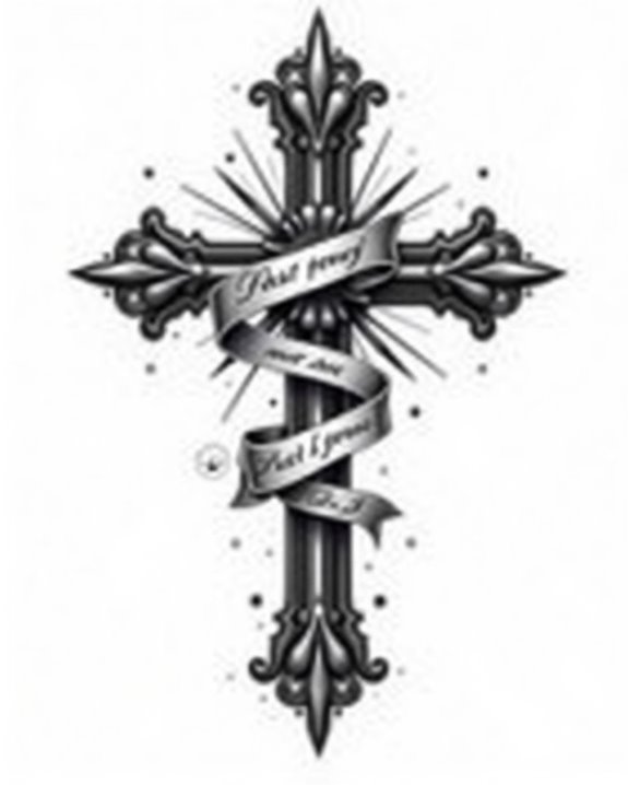 personalized cross banner message