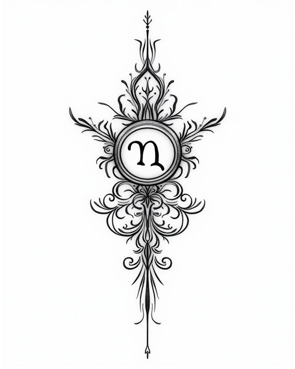 personalized elegant zodiac tattoos