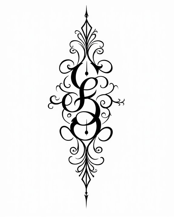 personalized handwritten tattoo symbols