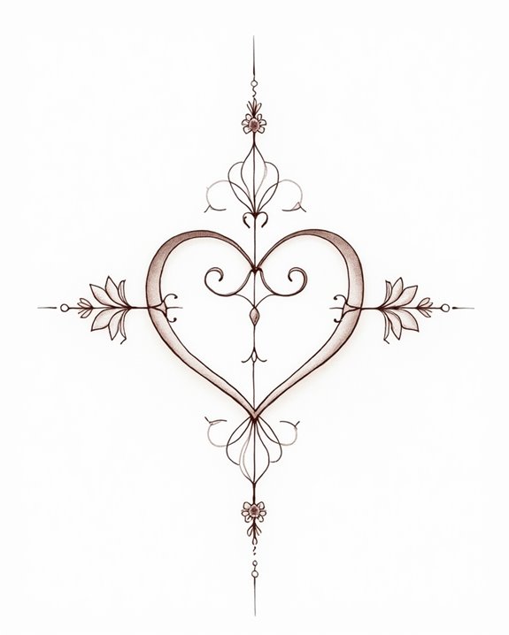 personalized love coordinate tattoos
