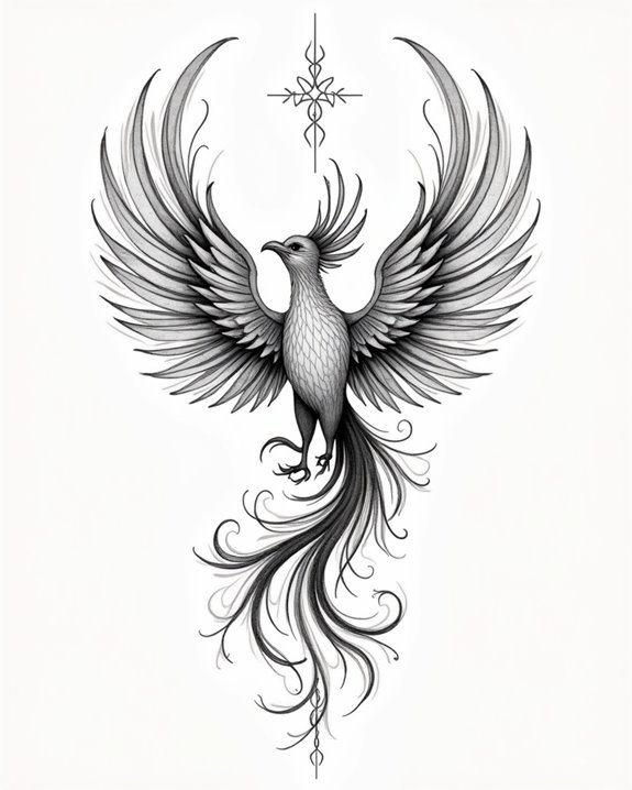 phoenix rebirth from flames