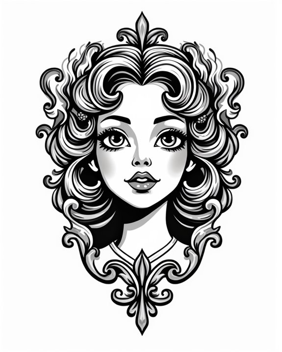 playful bold vintage faces