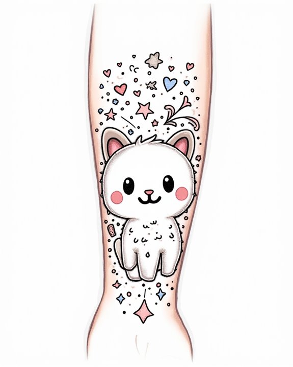 playful cartoon cute symbols