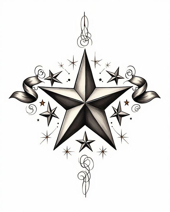 playful cartoon star designs