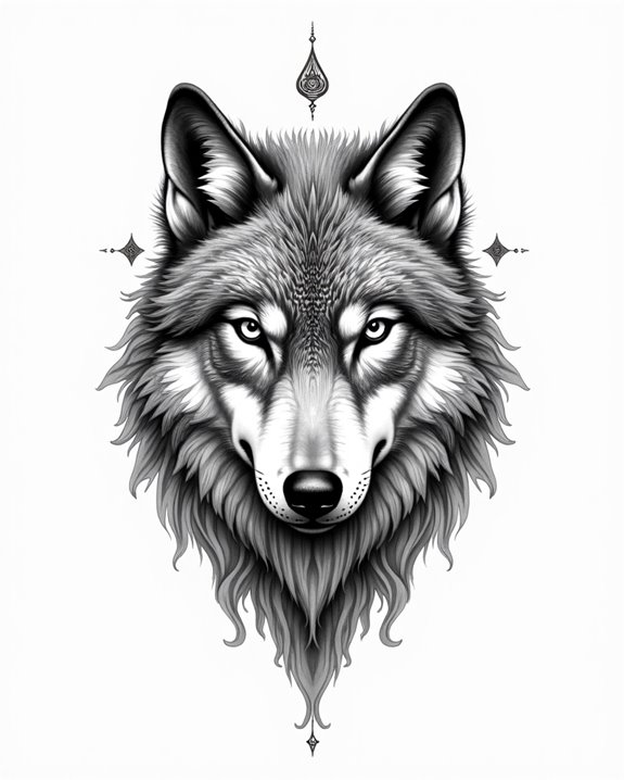 playful cartoon wolf charm