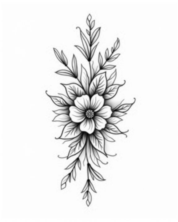 playful expressive arm doodles