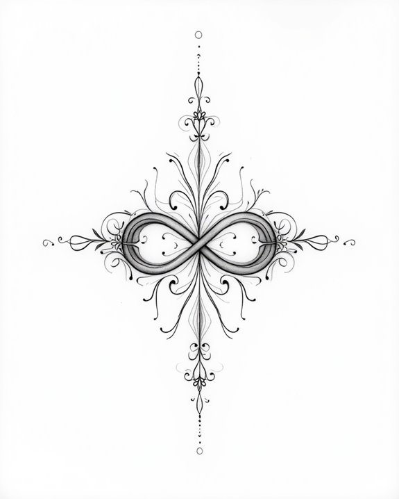 playful infinity doodle art