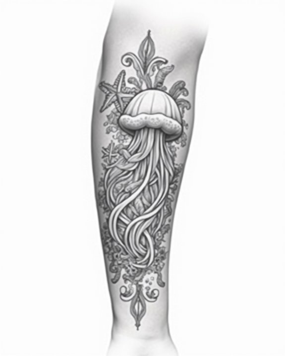 playful ocean life symbols