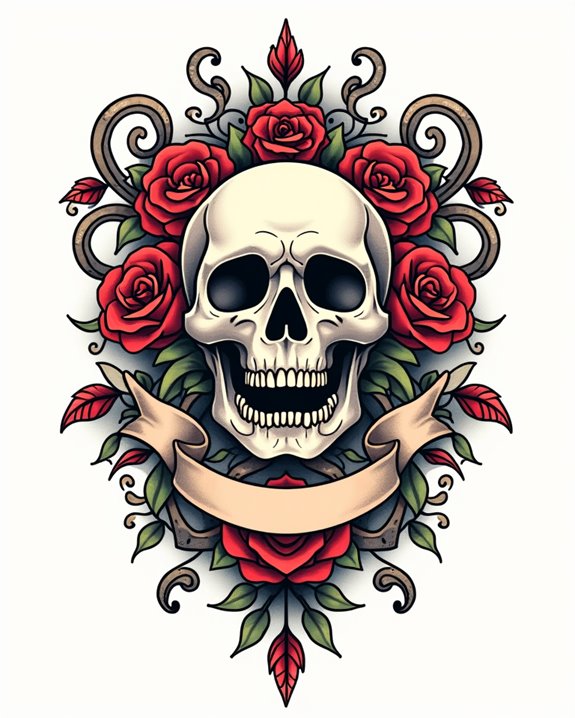 playful rebellious flash tattoos