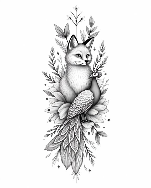playful whimsical animal artwork