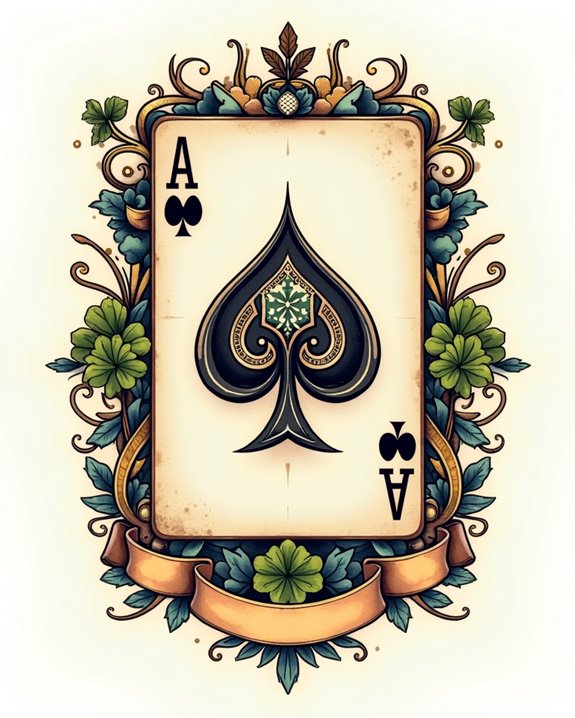 poker chip lucky symbol