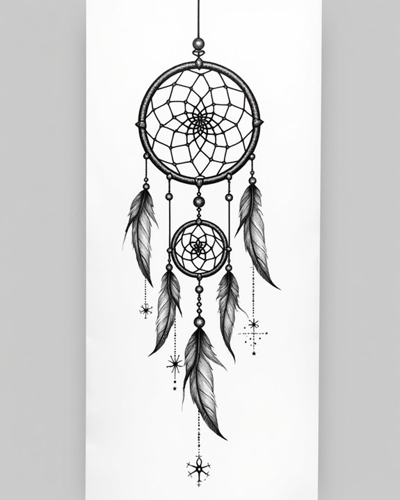 protective symbolic dreamcatcher tattoos
