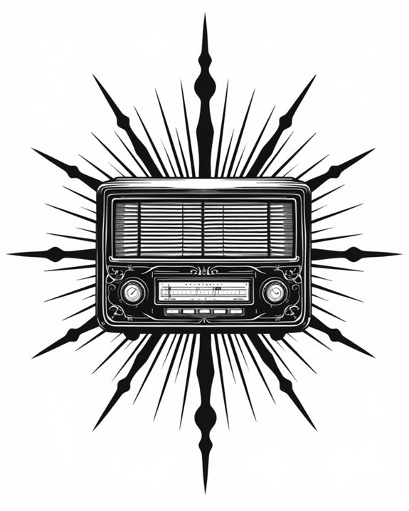 radio waves soundwave tattoo