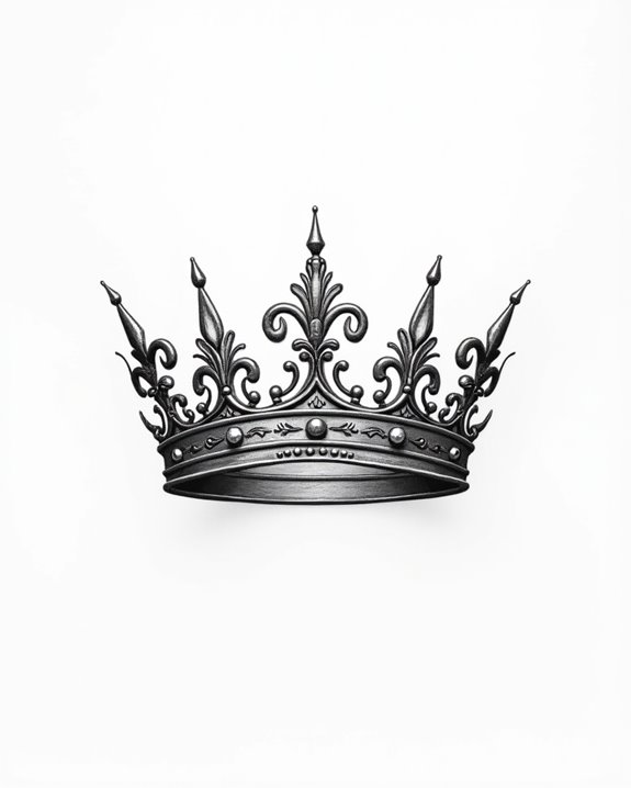 realistic 3d crown illusion