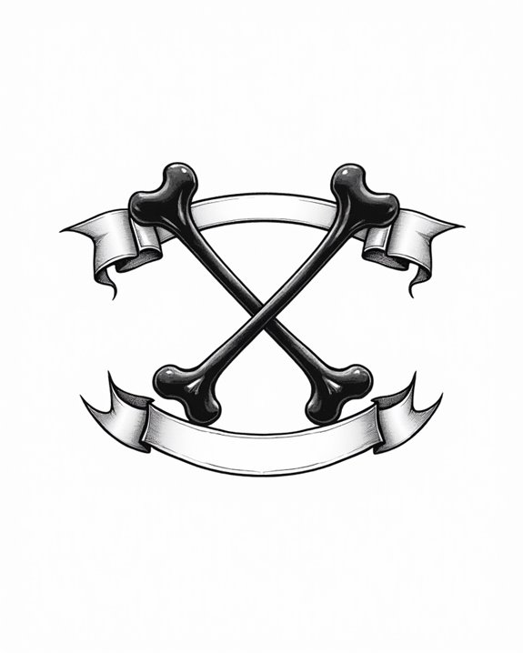rebellious bold skull symbol