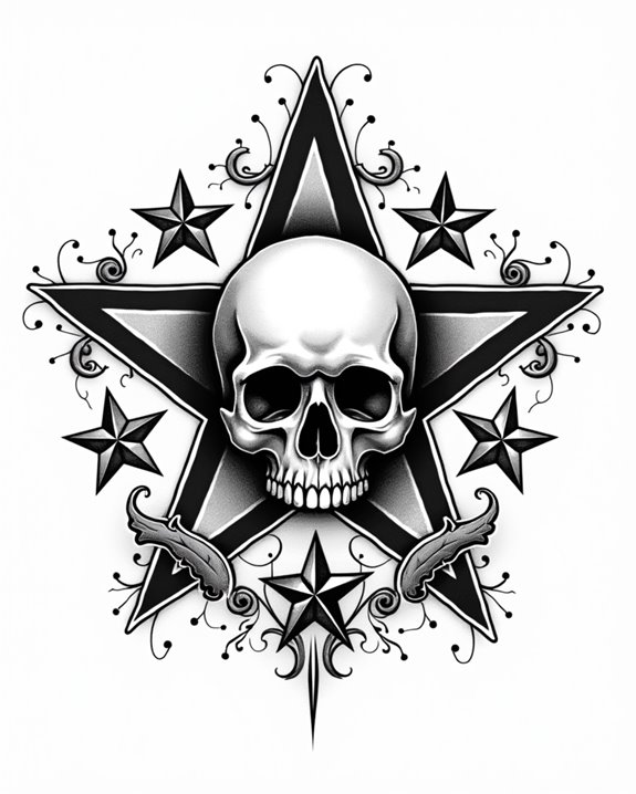 rebellious symbolic tattoo designs