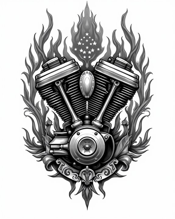 rebellious vintage motorcycle heritage