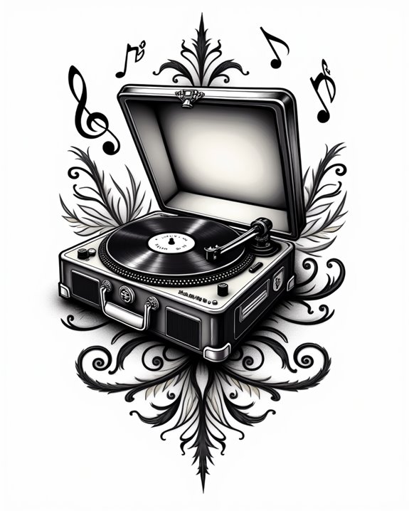 rebellious vintage music expression