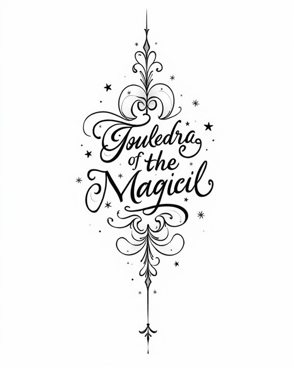 regal script love tattoo