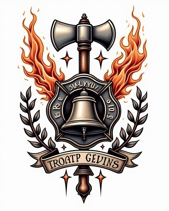 resilient firefighting elm symbol