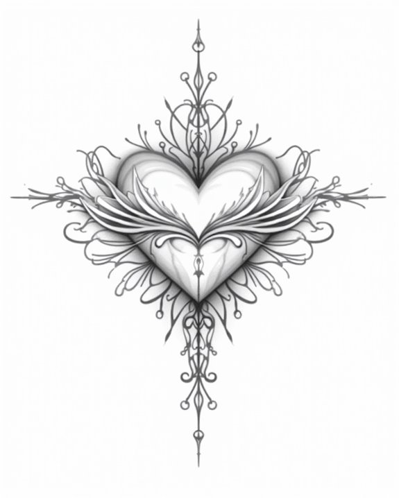 resilient heart radiates hope