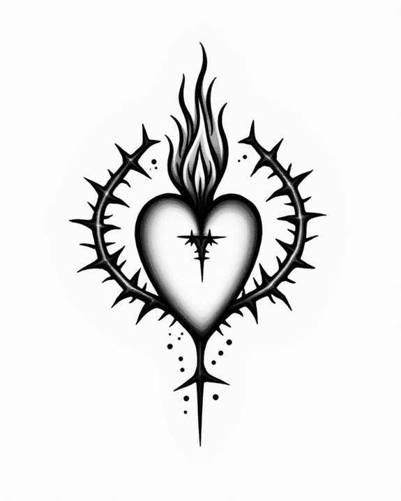 resilient sacred heart symbol