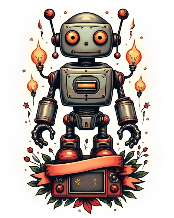 retro robot vintage gadgets