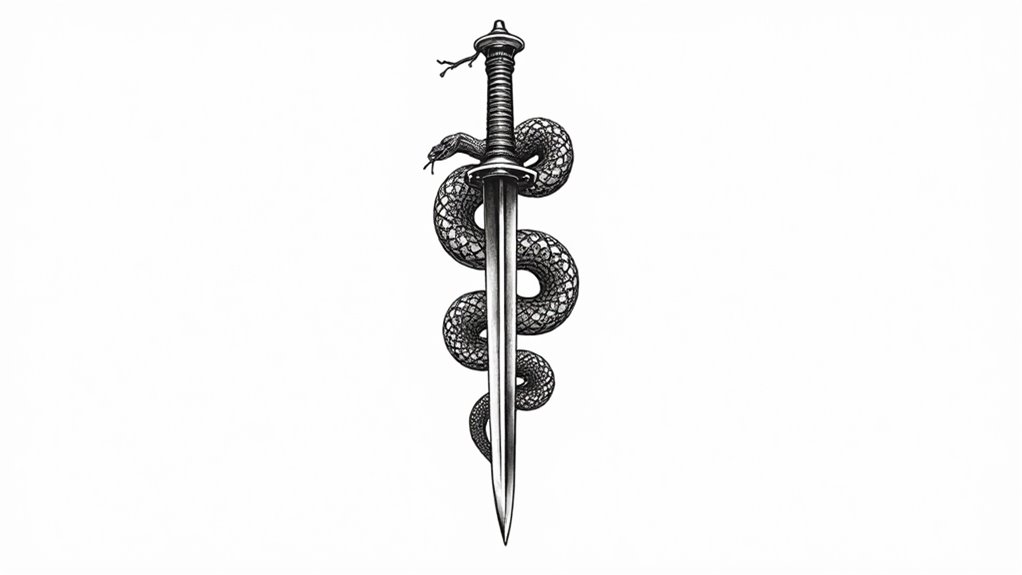 retro snake tattoo designs