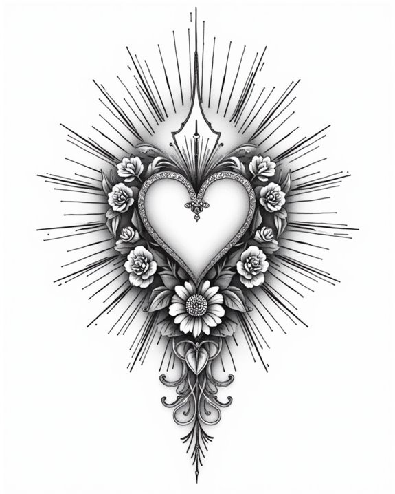 sacred heart radiant symbolism