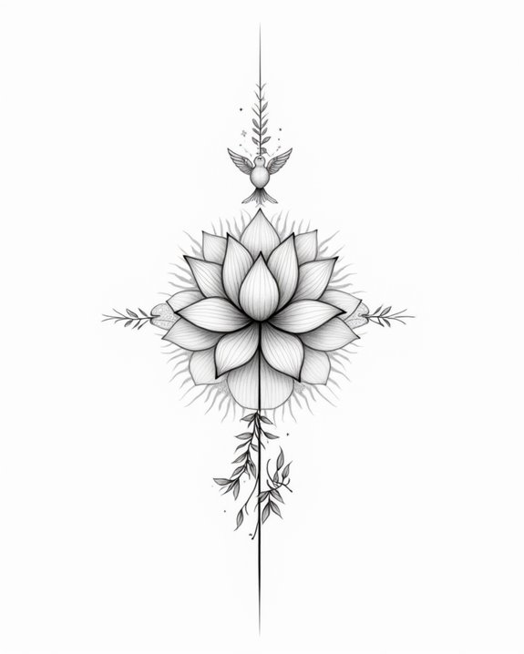 sacred lotus peace symbols