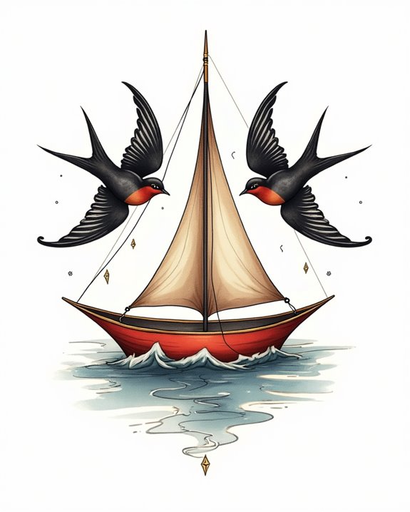 sailboat swallow hope journey