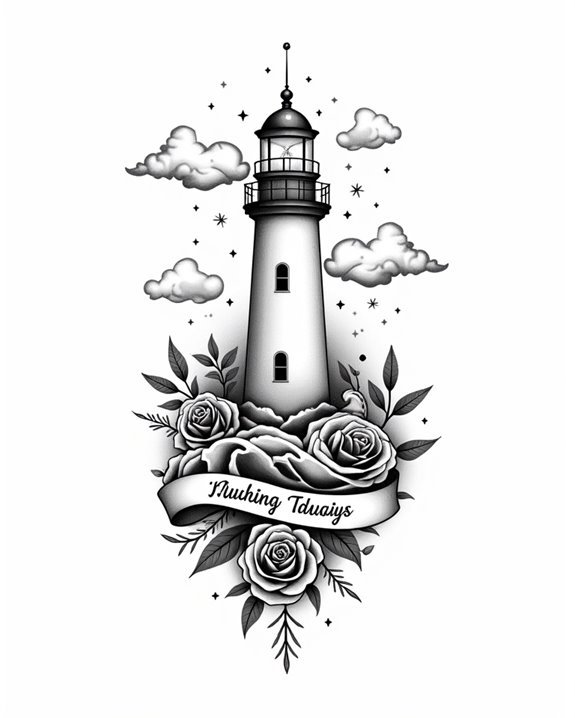 sea inspired memorial tattoos