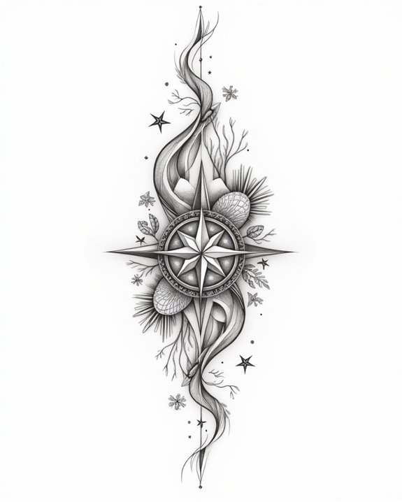 sea inspired nautical tattoos