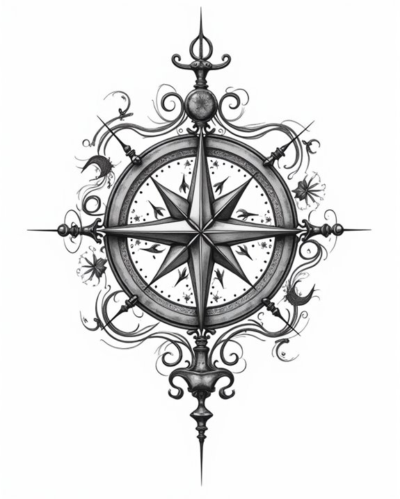 sea inspired navigation symbols