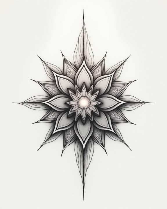 serene aura buddha symbol