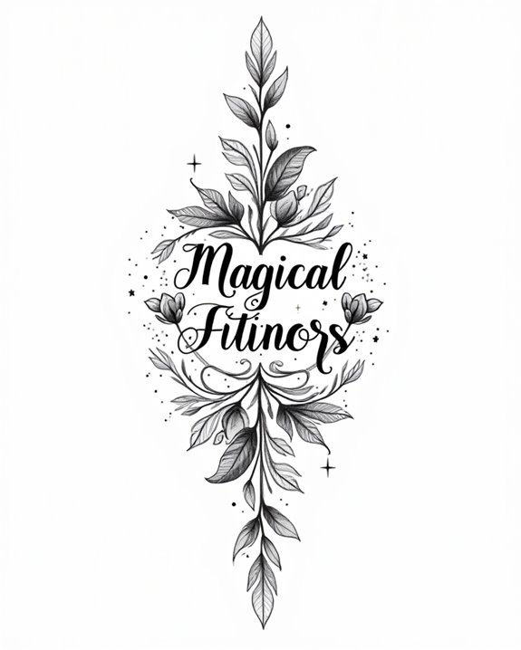 serene script spiritual tattoos