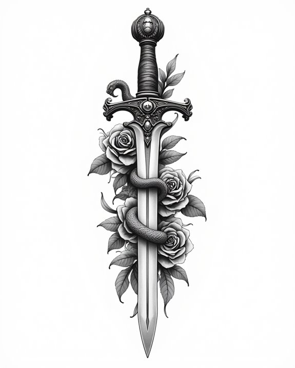 serpent and rose symbol