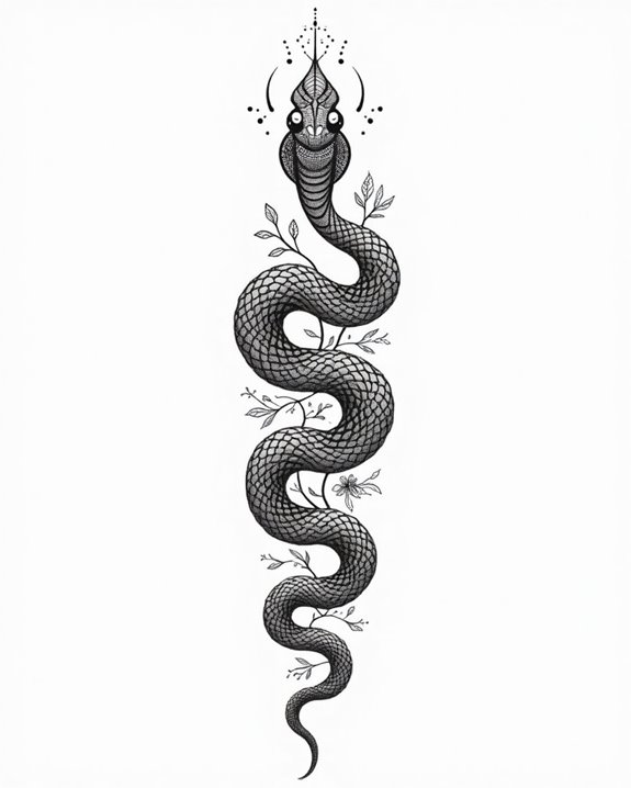 serpent symbols evoke transformation