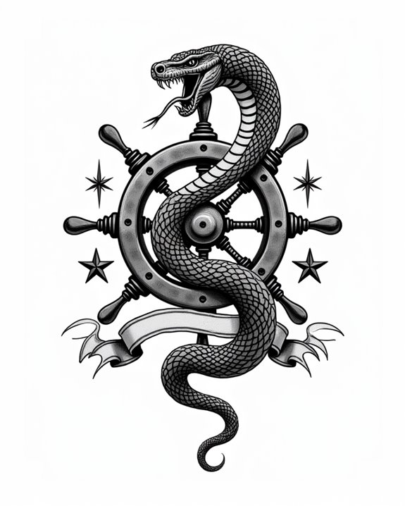 serpent tattoos as symbols
