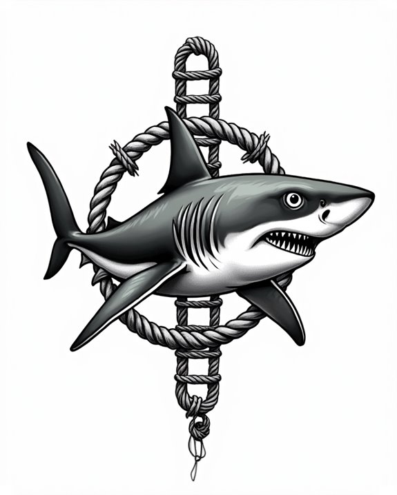 shark rope ladder maritime