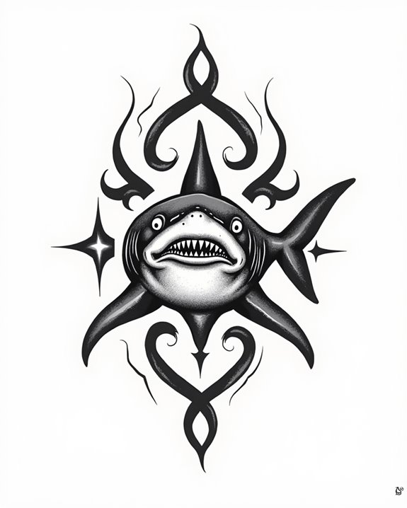 shark tribal power symbol