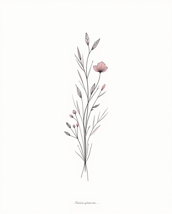 simple elegant nature tattoos